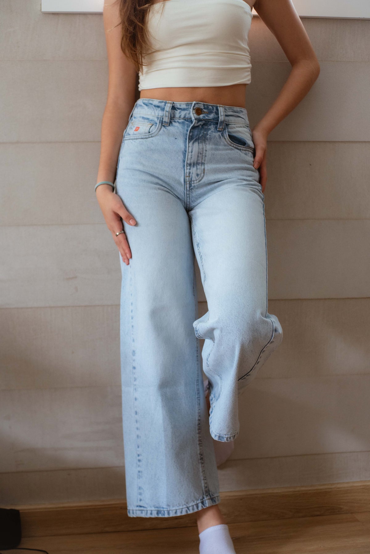 Jean Wide Leg Petite